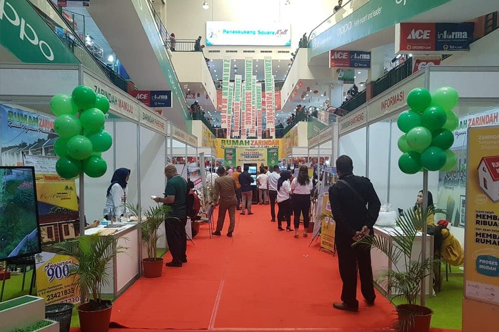 Sewa Booth Partisi R8 3 x 3 m Makassar