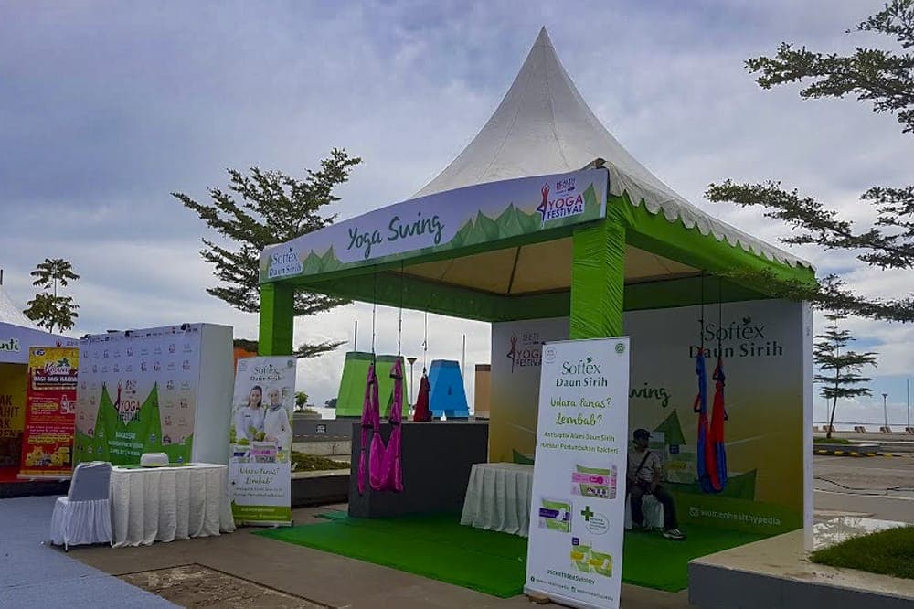 Sewa Booth Tenda Facia 5 x 5 m Makassar